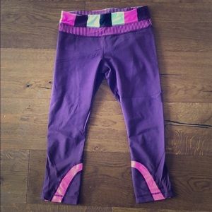 Lululemon run times crop pants size 6